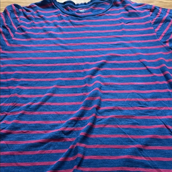 Striped men’s Shirt - Blue and Red - Picture 3 of 4